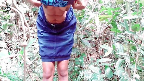 Sri Lankan Collage Girl Hard Masturbate In Jungle With Clear Sinhala Voice Kunuharupa