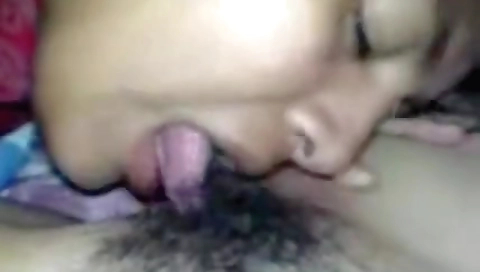 Sexy Indian Lesbian Sucks Her Lover’s Hairy Pussy