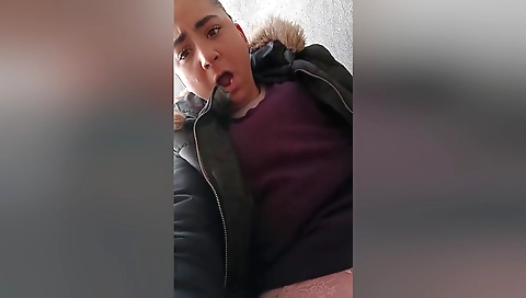 Very Hot In The Public Park