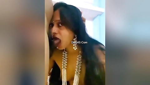 Today Exclusive-sexy Bhabhi Blowjob And Fucked 3