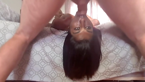 Indian Desi Whore Getting A Upside Down Sloppy Face Fuck