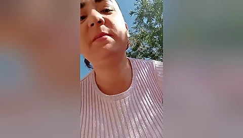 Hot Girl By The Side Of The Road