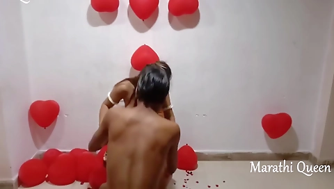 Indian Valentine Day Hardcore Sex With Cum On Big Ass