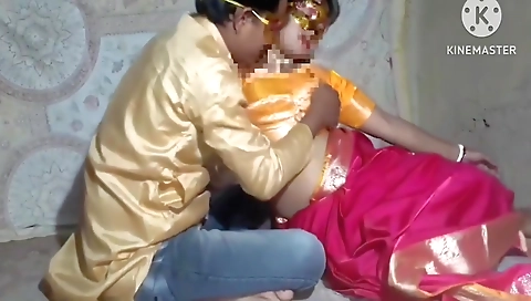 Indian Husband Wife Enjoy Time