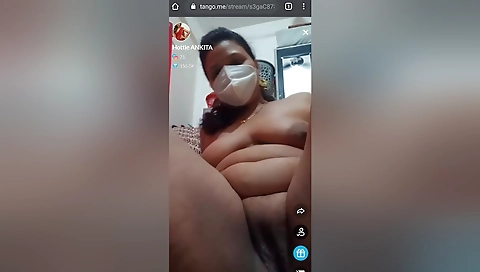 Hottie Ankita Shows Boobs And Fingering On Tango Show