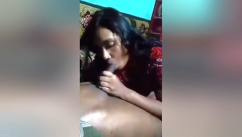 Today Exclusive -sexy Bhabhi Give Blowjob