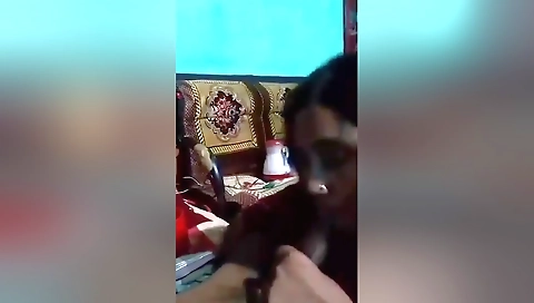Today Exclusive -sexy Bhabhi Give Blowjob