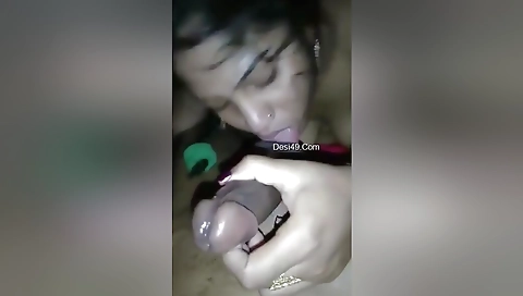 Today Exclusive -sexy Indian Girl Blowjob