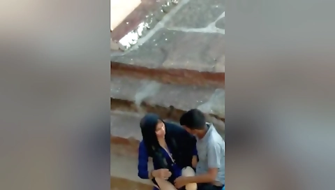 Today Exclusive- Lover Outdoor Romance And Pussy Licking