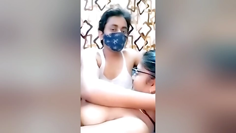 Today Exclusive- Hubby Pressing Wife Boobs On Tango Show