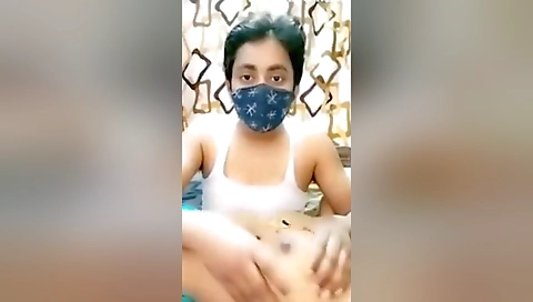 Today Exclusive- Hubby Pressing Wife Boobs On Tango Show