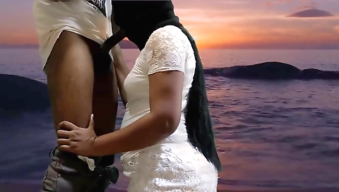 බොස්ගෙ මිටිමකට රට ගිහින් ඉර බහින හැන්දැවේ මුහුදේ තියන් මට හුකපු හැටි / Sunset Fuck With My Boss