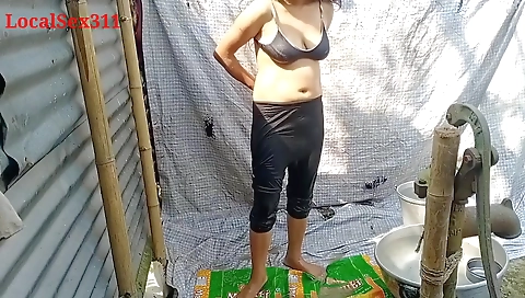 Desi Wife Bathroom Sex In Outdoor (official Video By Localsex311)