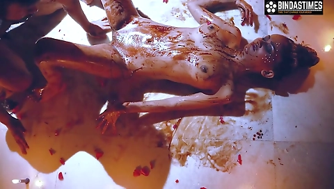 Desi Indian Marriage Anniversary Special Candle Light Chocolate Sex With Hot teen 18+ Sudipa