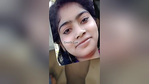 Today Exclusive- Desi Wife Nude Video Record By Hubby