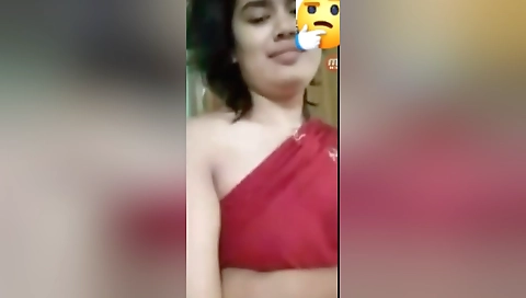 Today Exclusive- Cute Bangla Girl Shows Her Boobs