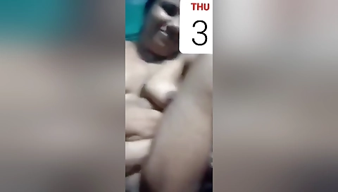 Today Exclusive- Boudi Shows Her Boobs And Pussy