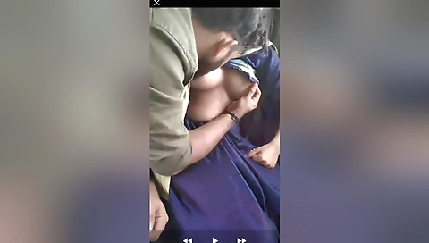 Desi Couple Romance And Blowjob