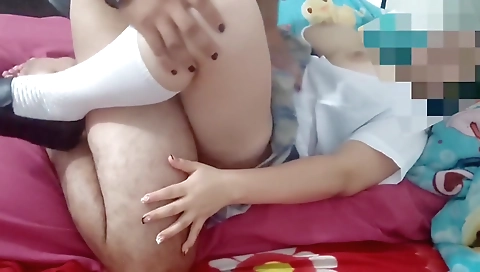 Step Sister Gets Creampie Before School