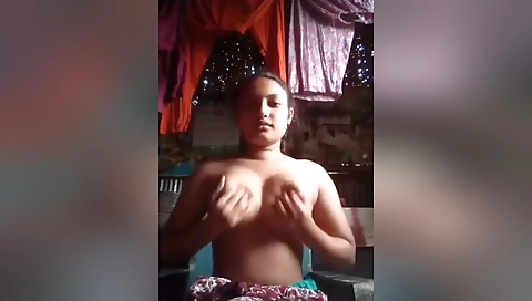Busty Bd Village Girl Showing Her Big Boobs On Cam