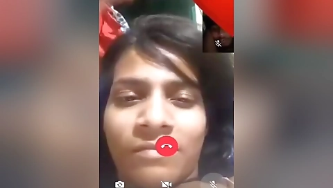 Cute Desi Girl Shows Her Boobs On Video Call