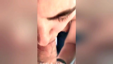 Andi & John Nice Topless Bj After Breakfast By The Sea - 17 June 2022