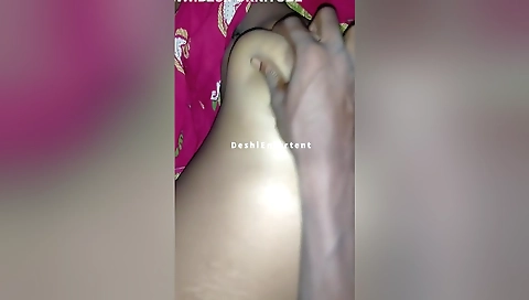 Horny Indian Village Wife Trying To Take Monster Cock Into Her Wet Hairy Tight Pussy