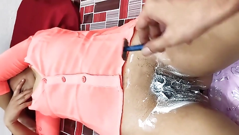 My Pussy Shaving Husband Help Me