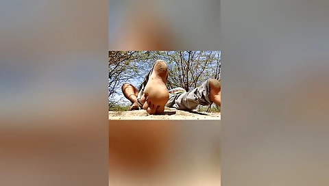 Telugu Aunty Outdoor Fucked