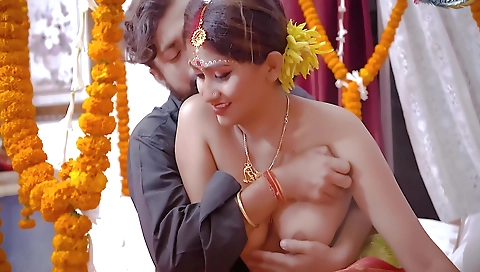 02 Newly Married Wife With Her Boy Friend Hardcore Fuck In Front Of Her Husband ( Hindi Audio )