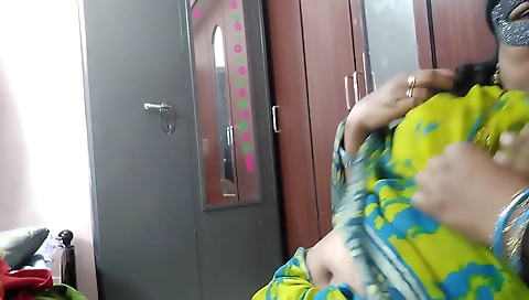 Aged Aunty Fucking With House Owner 55