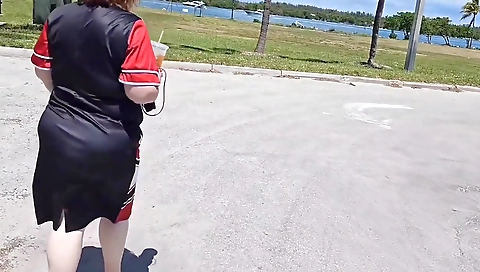 Classy Mature Lady Sightseeing And Decided To Bring You Along