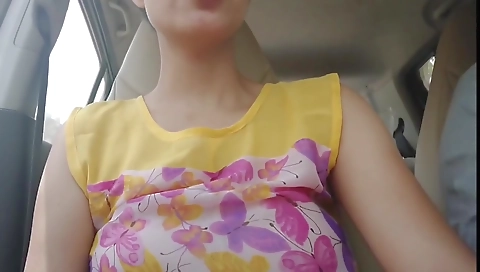 Stepsister Wanted To Fuck In The Car