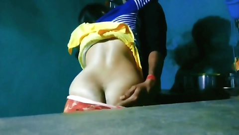 Dada Boudi Kitchen Romantic Sex
